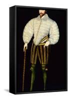 Portrait of Sir Francis Drake, 1594-William Larkin-Framed Stretched Canvas