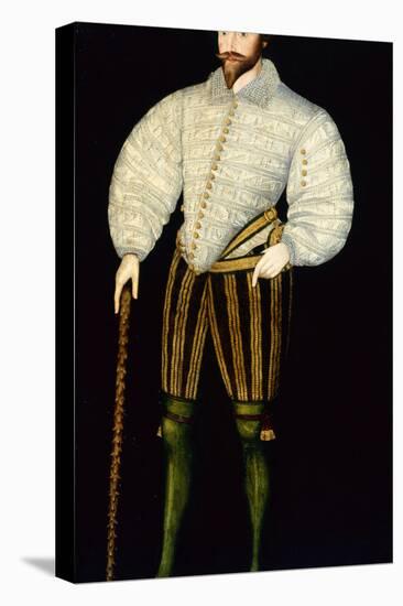 Portrait of Sir Francis Drake, 1594-William Larkin-Stretched Canvas