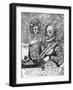 Portrait of Sir Francis Drake (circa 1540-96)-Robert Vaughan-Framed Giclee Print