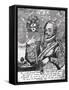 Portrait of Sir Francis Drake (circa 1540-96)-Robert Vaughan-Framed Stretched Canvas