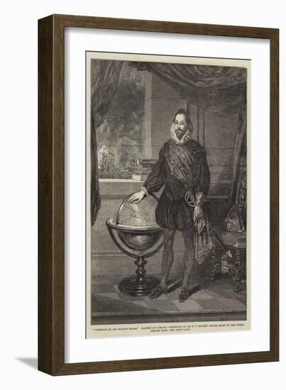 Portrait of Sir Francis Drake-null-Framed Giclee Print