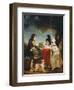 Portrait of Sir Francis Ford's Children Giving a Coin to a Beggar Boy-Sir William Beechey-Framed Giclee Print