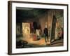 Portrait of Sir Francis Grant in His Studio, 1866-John Ballantyne-Framed Giclee Print