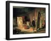 Portrait of Sir Francis Grant in His Studio, 1866-John Ballantyne-Framed Giclee Print