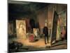 Portrait of Sir Francis Grant in His Studio, 1866-John Ballantyne-Mounted Giclee Print