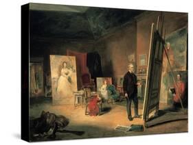 Portrait of Sir Francis Grant in His Studio, 1866-John Ballantyne-Stretched Canvas