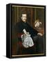 Portrait of Sir Francis Layland-Barratt (B.1860)-Valentine Cameron Prinsep-Framed Stretched Canvas