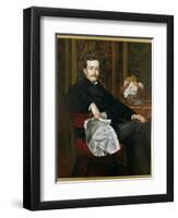 Portrait of Sir Francis Layland-Barratt (B.1860)-Valentine Cameron Prinsep-Framed Giclee Print