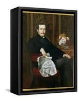 Portrait of Sir Francis Layland-Barratt (B.1860)-Valentine Cameron Prinsep-Framed Stretched Canvas