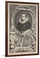 Portrait of Sir Francis Walsingham, Illustration from 'Heads of Illustrious Persons of Great…-Jacobus Houbraken-Framed Giclee Print