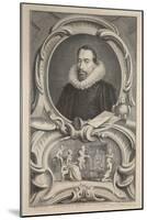 Portrait of Sir Francis Walsingham, Illustration from 'Heads of Illustrious Persons of Great…-Jacobus Houbraken-Mounted Giclee Print