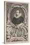 Portrait of Sir Francis Walsingham, Illustration from 'Heads of Illustrious Persons of Great…-Jacobus Houbraken-Stretched Canvas