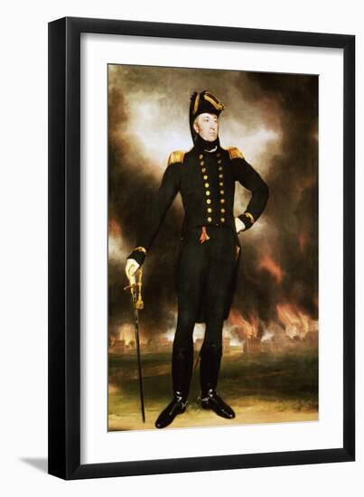 Portrait of Sir George Cockburn-null-Framed Giclee Print