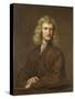 Portrait of Sir Isaac Newton (1642-1727)-Godfrey Kneller-Stretched Canvas