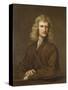 Portrait of Sir Isaac Newton (1642-1727)-Godfrey Kneller-Stretched Canvas