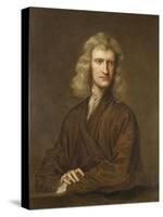 Portrait of Sir Isaac Newton, the Great Philosopher, Mathematician and Astronomer-Godfrey Kneller-Stretched Canvas