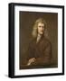 Portrait of Sir Isaac Newton, the Great Philosopher, Mathematician and Astronomer-Godfrey Kneller-Framed Giclee Print