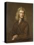 Portrait of Sir Isaac Newton, the Great Philosopher, Mathematician and Astronomer-Godfrey Kneller-Stretched Canvas