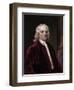 Portrait of Sir Isaac Newton-Edward Scriven-Framed Giclee Print