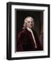 Portrait of Sir Isaac Newton-Edward Scriven-Framed Giclee Print