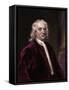 Portrait of Sir Isaac Newton-Edward Scriven-Framed Stretched Canvas