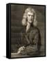 Portrait of Sir Isaac Newton-Godfrey Kneller-Framed Stretched Canvas