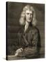 Portrait of Sir Isaac Newton-Godfrey Kneller-Stretched Canvas