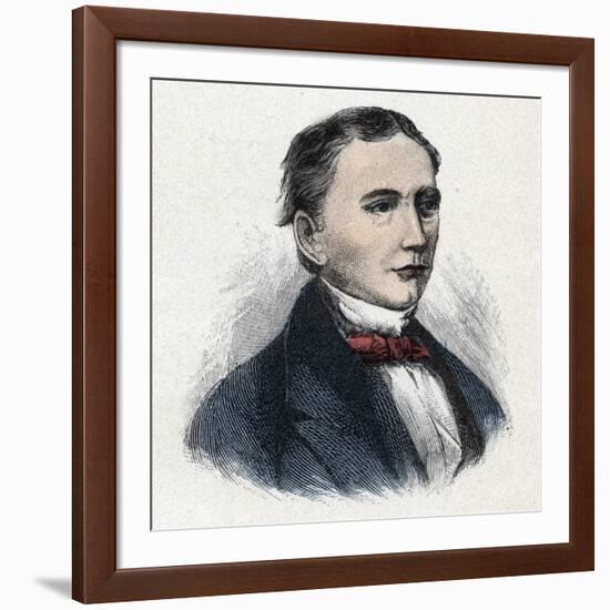 Portrait of Sir Isaac Pitman-Stefano Bianchetti-Framed Giclee Print