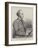 Portrait of Sir J E Millais, 1874-Leslie Matthew Ward-Framed Giclee Print