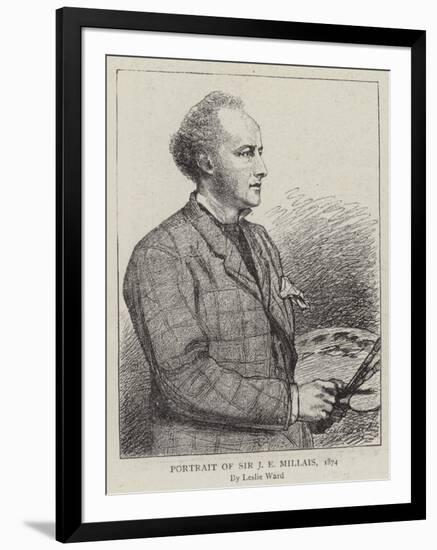 Portrait of Sir J E Millais, 1874-Leslie Matthew Ward-Framed Giclee Print