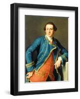 Portrait of Sir John Armytage-Pompeo Batoni-Framed Giclee Print