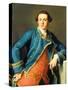 Portrait of Sir John Armytage-Pompeo Batoni-Stretched Canvas