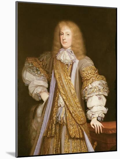 Portrait of Sir John Corbet of Adderley-John Michael Wright-Mounted Giclee Print