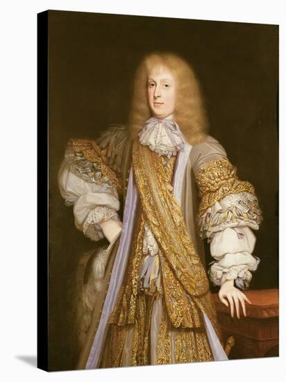 Portrait of Sir John Corbet of Adderley-John Michael Wright-Stretched Canvas