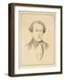 Portrait of Sir John Everett Millais, 1850 (Graphite with Watercolour on Discoloured Cream Paper)-Charles Alston Collins-Framed Giclee Print