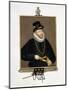 Portrait of Sir John Hawkins (1532-95) from "Memoirs of the Court of Queen Elizabeth"-Sarah Countess Of Essex-Mounted Giclee Print