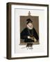 Portrait of Sir John Hawkins (1532-95) from "Memoirs of the Court of Queen Elizabeth"-Sarah Countess Of Essex-Framed Giclee Print