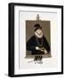 Portrait of Sir John Hawkins (1532-95) from "Memoirs of the Court of Queen Elizabeth"-Sarah Countess Of Essex-Framed Giclee Print