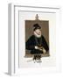 Portrait of Sir John Hawkins (1532-95) from "Memoirs of the Court of Queen Elizabeth"-Sarah Countess Of Essex-Framed Giclee Print