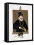 Portrait of Sir John Hawkins (1532-95) from "Memoirs of the Court of Queen Elizabeth"-Sarah Countess Of Essex-Framed Stretched Canvas