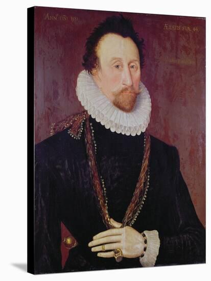 Portrait of Sir John Hawkins-null-Stretched Canvas