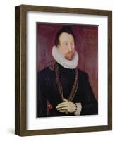 Portrait of Sir John Hawkins-null-Framed Giclee Print