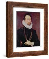 Portrait of Sir John Hawkins-null-Framed Giclee Print