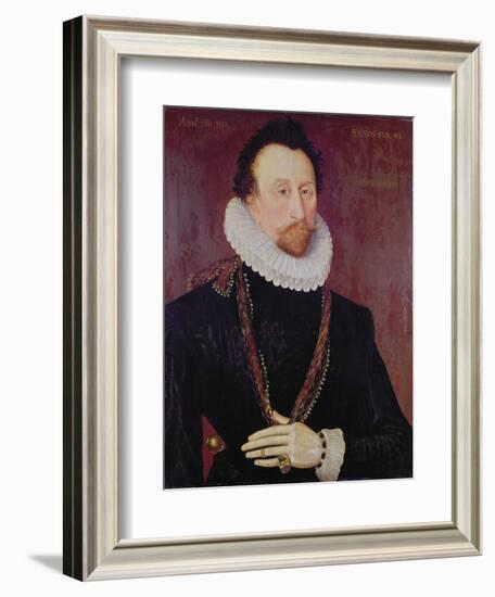 Portrait of Sir John Hawkins-null-Framed Giclee Print