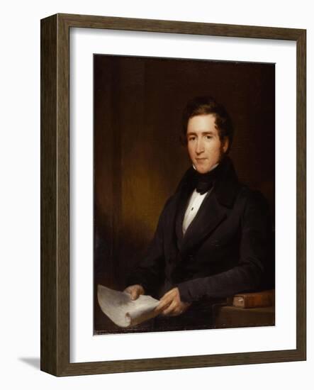 Portrait of Sir Joseph Paxton, May 1836-Henry Perronet Briggs-Framed Giclee Print