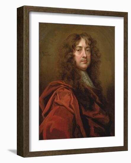 Portrait of Sir Peter Lely (1618-80)-William Wissing-Framed Giclee Print