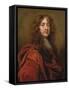 Portrait of Sir Peter Lely (1618-80)-William Wissing-Framed Stretched Canvas