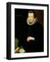 Portrait of Sir Robert Cecil 1st Viscount Cranborne and 1st Earl of Salisbury-John De Critz-Framed Giclee Print