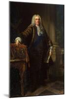 Portrait of Sir Robert Walpole, 1st Earl of Orford, (1676-174), 1740-Jean Baptiste Van Loo-Mounted Giclee Print