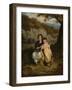 Portrait of Sir Thomas Moncrieffe Bt and his Sister when Children, 1826-William Charles Ross-Framed Giclee Print